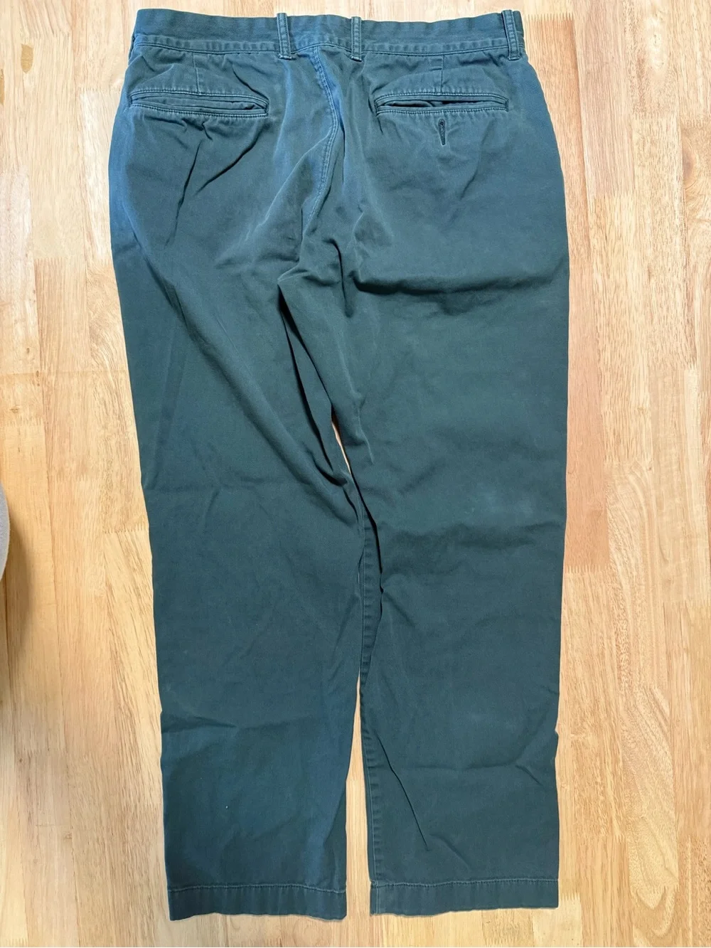 Men’s J.Crew Flex Straight Chino Pants Green 32x30 Cotton Stretch